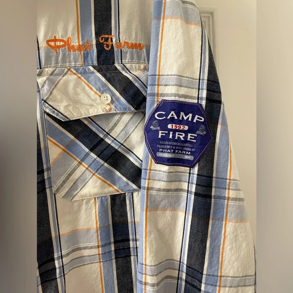 4X Phat Farm Button Up Shirt